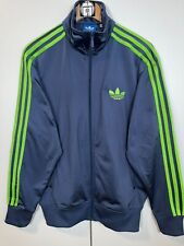 ADIDAS FIREBIRD TT OG Tracktop Jacke Grau Hellgrün Grün Gr. M Retro Vintage