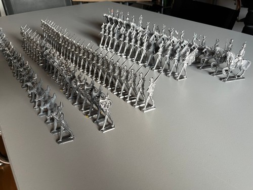 102 halbplastische zinnfiguren - halbplastische,