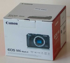 Canon EOS M6 Mark II 32.5MP Spiegellose Systemkamera - Schwarz (Nur Gehäuse)