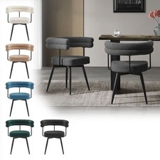 Esszimmerstuhl aus Teddy-Stoff