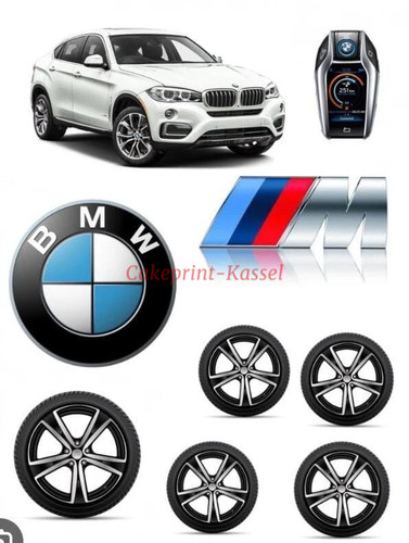 Tortenaufleger bmw zum selbst - tortenaufleger,