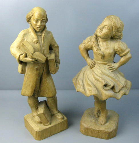 Konvolut holzfigur - 2, x
