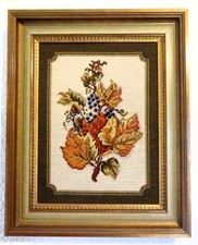 GROßES VINTAGE GOBELIN BILD