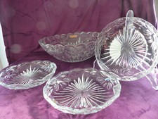 Nachtman-Set 4tlg  Schalen, Glas "NEU" m org Etikette