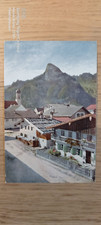 Postkarte Oberammergau Dorfansicht mit Kofel  ungel_17