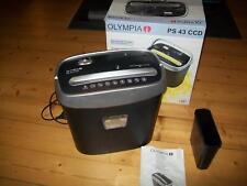 Olympia-Aktenvernichter PS43CCD, für Bastler, defekt