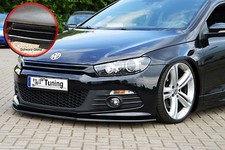 Spoilerschwert Frontspoiler Lippe ABS VW Scirocco 3 R-Line ABE Schwarz glänzend