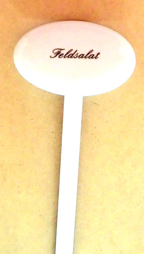 Kräuterschild oval porzellan - kräuterschild,