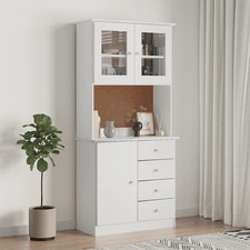 Massives Kiefernholz Highboard