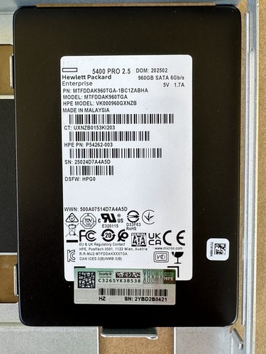 Hpe micron 5400 pro 960 - hpe,