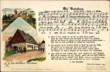 Künstler Lied Ak Günther, Anton, Gottesgab, Mei Vaterhaus, Mundart... - 4831067