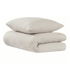 uncover by SCHIESSER Bettwäscheset Lennox | Uni | Musselin | 100% Baumwolle