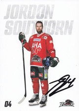 Autogrammkarte Jordon Southorn