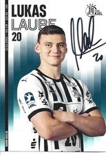 LUKAS LAUBE-HANDBALL-SCHWEIZ-THW KIEL-AUTOGRAMMKARTE-NEU