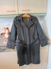 Regenmantel Trenchcoat schwarz Gr.  S 38 gebraucht (mit Gürtel)