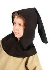 Mittelalter Gugel braun -