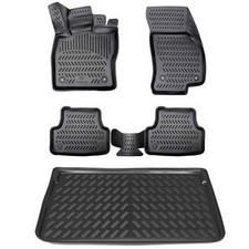 Gummimatten & Kofferraumwanne Set für VW TIGUAN ALLSPACE 7-Sitzer (oberen)