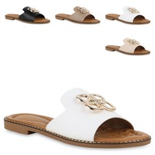 Damen Pantoletten Sandalen