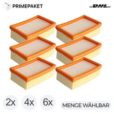 6x Flachfaltenfilter Filter