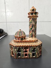 Moschee Windlicht Keramik Farbig Bemalt Glasiert