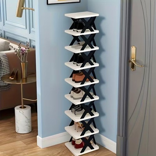 Vertikales schmales schuhregal - schmales,