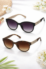 Damen Sonnenbrille Cat Eye Leo