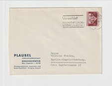 DR -Firmen -PK, "Photographische Apparate Plaubel BRAUNSCHWEIG" v. 11.6.36