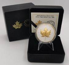 Kanada 20 Dollar 2023 Ultra-High Relief Maple Leaf 1 Oz Silber UHR Mapleleaf