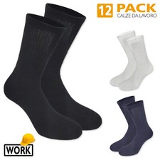 12 Paar Herren Arbeitssocken Set warme Frotteesocken Baumwolle Work 40/46 VEQUE