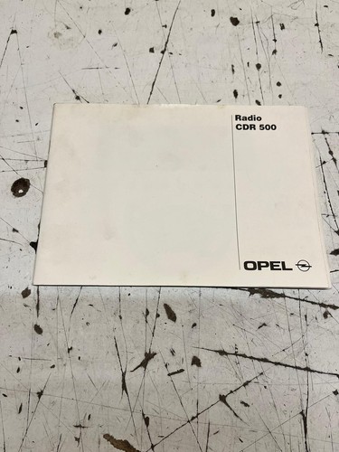 Opel radio cdr500 - opel,