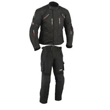 Motorradkombi Biker Motorrad Textil Kombi wasserdichte Jacke und Hose Winter