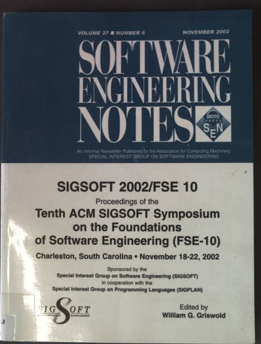 Sigsoft 2002 fse - sigsoft, 2002/fse-10