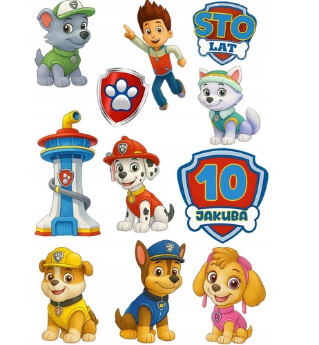 Paw patrol essbar party - patrol,