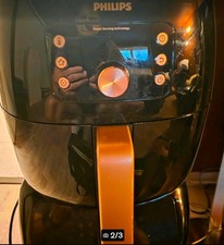 Philips Airfryer Smart Sensing XXL, 7.3L, 90% Weniger Fett, Rapid Air HD9860/90