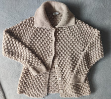 ♥*~✿~ Strickjacke mit Merinowolle *♥*~✿~ INSIEME   ♥*~✿  Gr. 38 beige