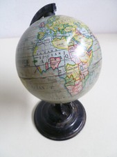 Kleiner, alter Globus aus Blech - 1945-47er Jahre