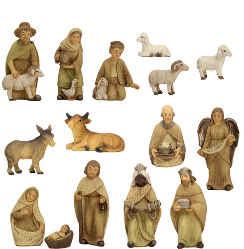 Krippenfigur set teilig - krippenfigur,