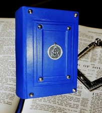 Freimaurer Buch "LOGEN RITUALE HOCHGRADE" Alec Mellor Leder Handeinband *UNIKAT*