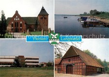 Flecken Langwedel Kirche Bootsliegeplatz Wohnhaus Schafstall