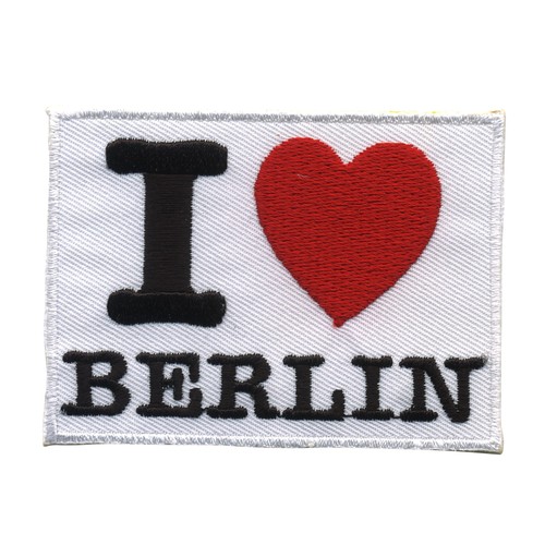 Aufnäher love berlin patch - love,