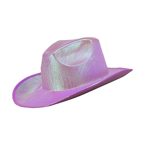 Holografischer cowboyhut - holografischer,