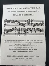 Eduardo Chillida Hommage J.S