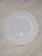 Rosenthal Zauberflöte, weiß "Bjorn Wiinblad" Speiseteller 28 cm, mit Widmung