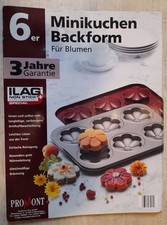 Backform - Minikuchen Blumen - 6er