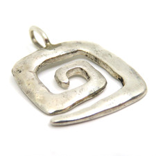 Designer spiralen anhänger - designer,