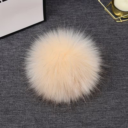 Kunstfell pompon flauschige - pompon,