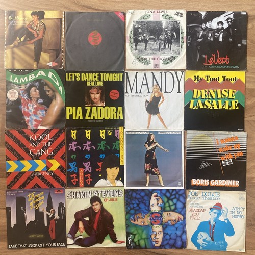 16x single sammlung - 16x,