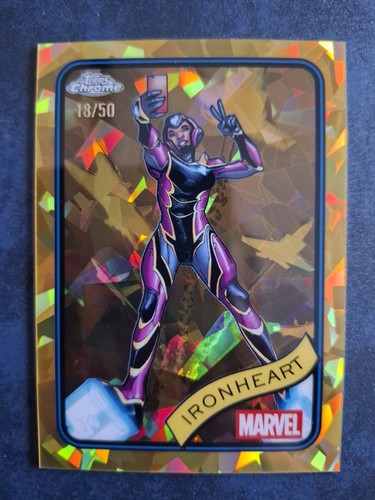 Ironheart 50 topps - ironheart, chrome