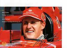 Autogramm - Michael Schumacher