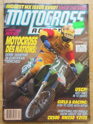 Vintage motocross action - motocross,